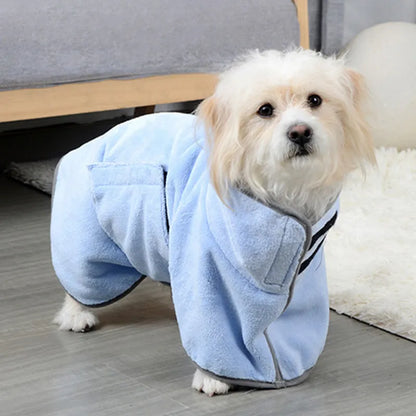 Premium Dog Bathrobe – Ultra-Absorbent Microfiber