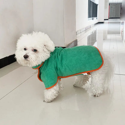 Premium Dog Bathrobe – Ultra-Absorbent Microfiber